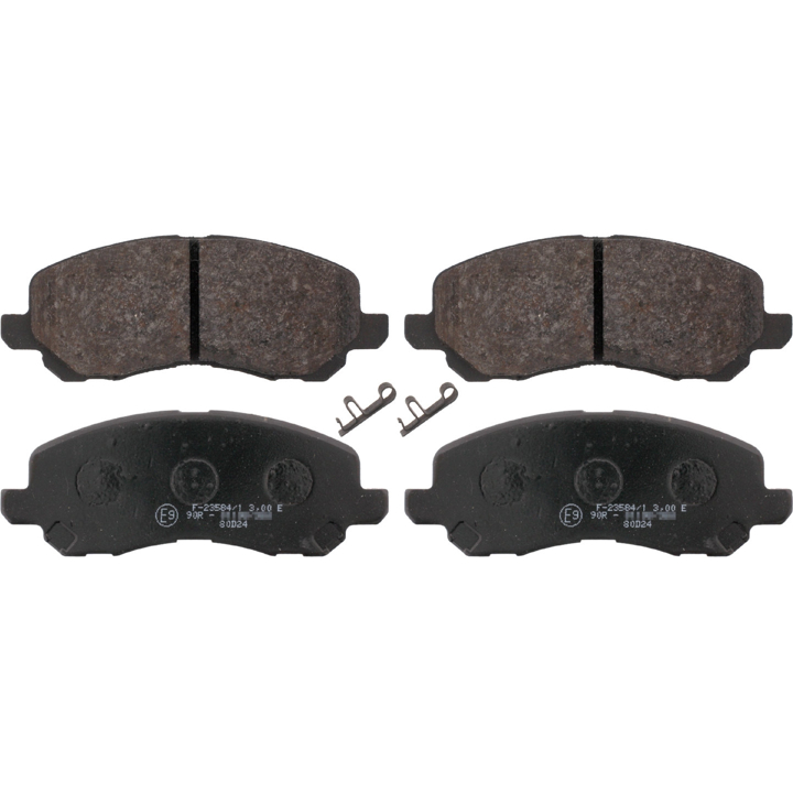 Disc brake pad set Dodge Avenger: 235841601 Otto Zimmermann Brake pad set