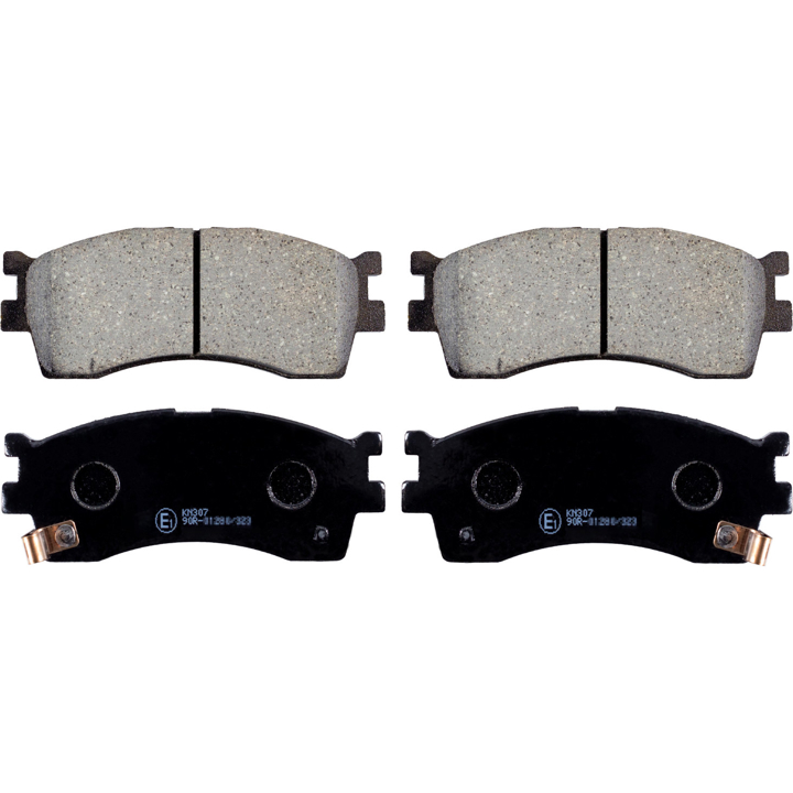 Brake pad kit KIA Clarus (Kia Clarus): 238731601 Otto Zimmermann Brake pad set