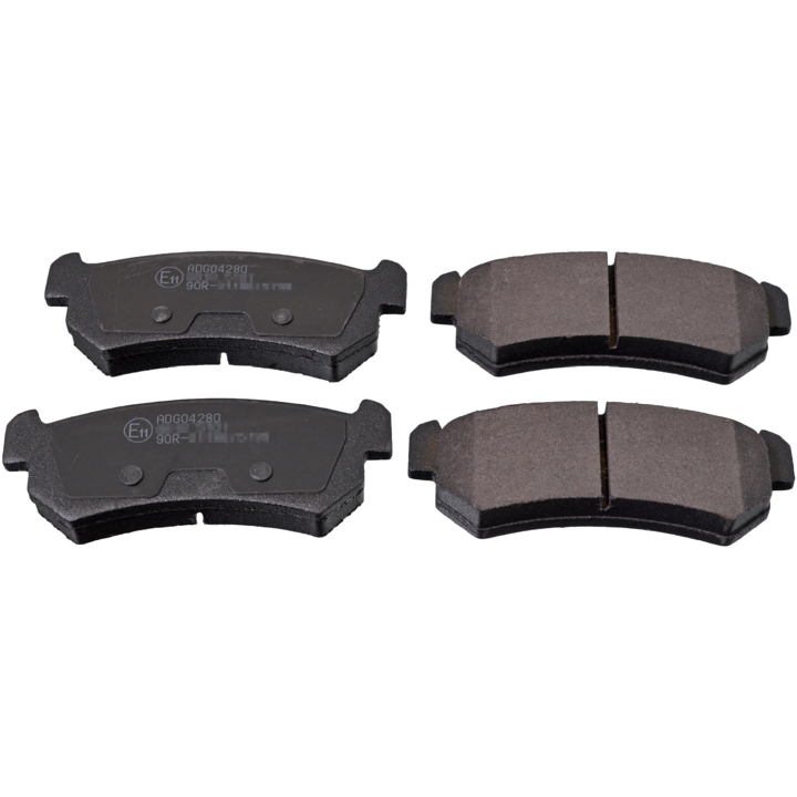 Disc brake pad set Daewoo Orion: 240711451 Otto Zimmermann Brake pad set