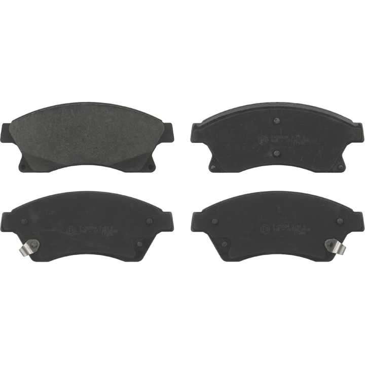 Brake pad kit Chevrolet Aveo: 250311851 Otto Zimmermann Brake pad set