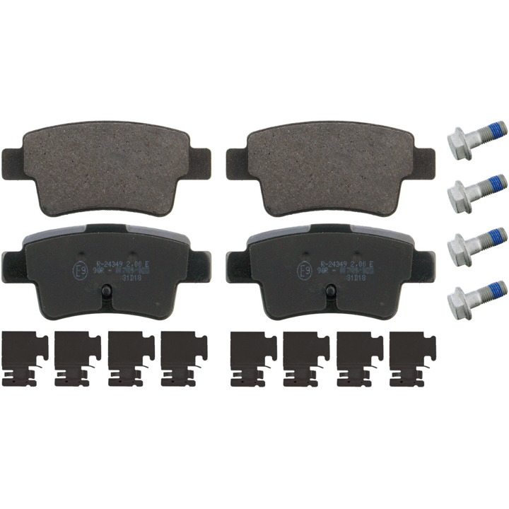 Brake pad kit Opel Corsa D: 243491752 Otto Zimmermann Brake pad set