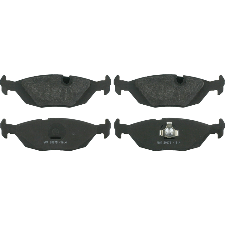 Brake pad kit BMW Z1: 206751701 Otto Zimmermann Brake pad set