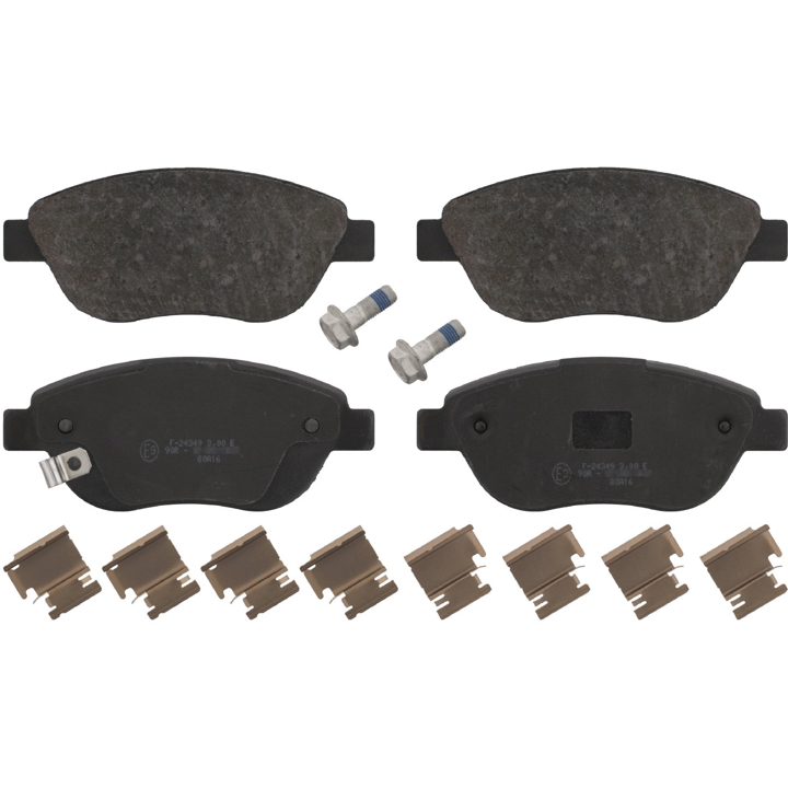 Brake pad kit Opel Corsa D: 245491902 Otto Zimmermann Brake pad set