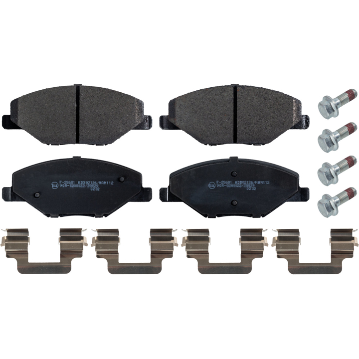 Otto Zimmermann 25682.180.2 Brake pad set 256821802 256821802 Otto Zimmermann Brake pad set