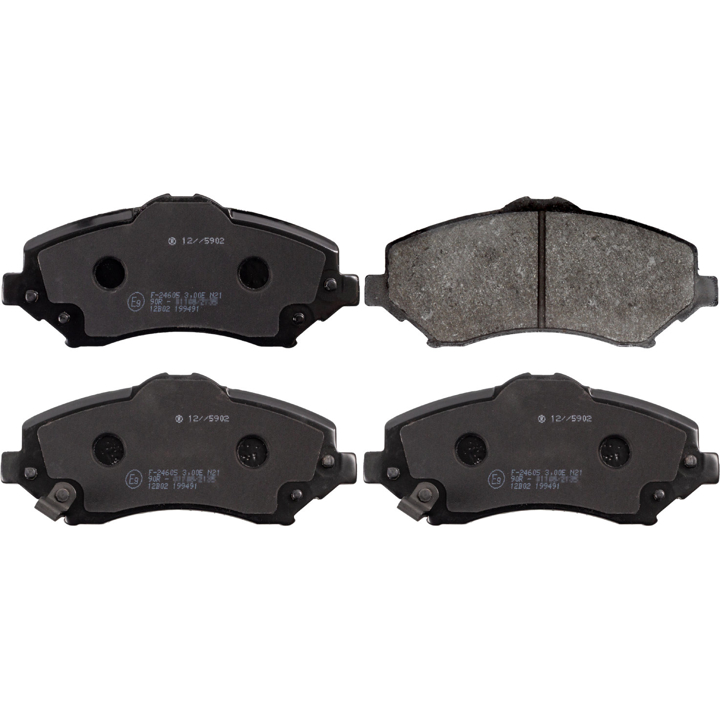 Disc brake pad set Dodge Nitro: 246041801 Otto Zimmermann Brake pad set