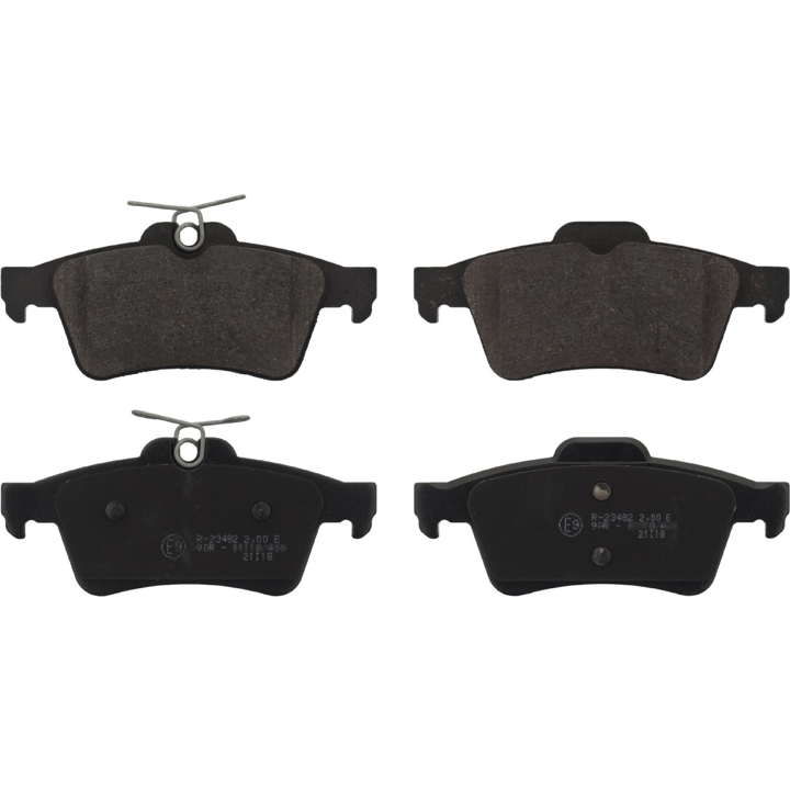 Disc brake pad set Saab: 241371681 Otto Zimmermann Rear brake pad set