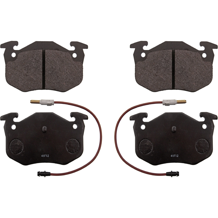 Brake pad kit Chrysler Viper: 204101501 Otto Zimmermann Brake pad set