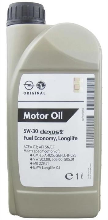 93165554 General Motors Engine oil General Motors Dexos 2 5W-30, 1L