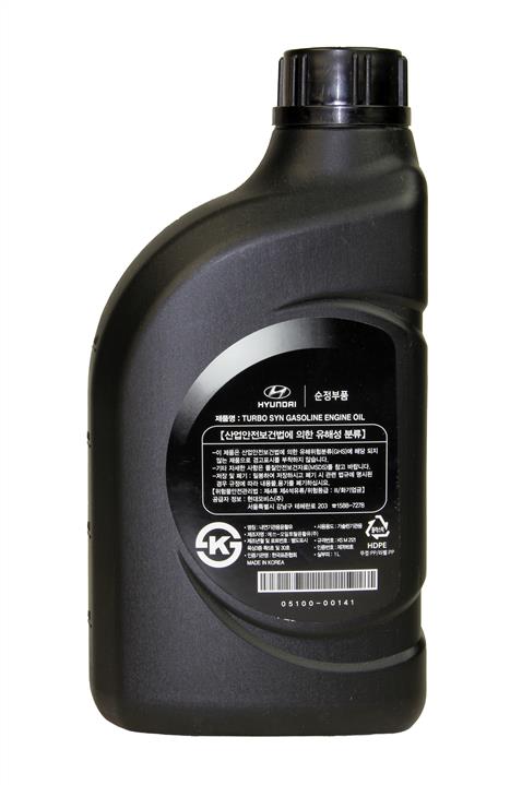 Engine oil Hyundai/Kia Turbo SYN Gasoline 5W-30, 1L Hyundai/Kia 05100-00141