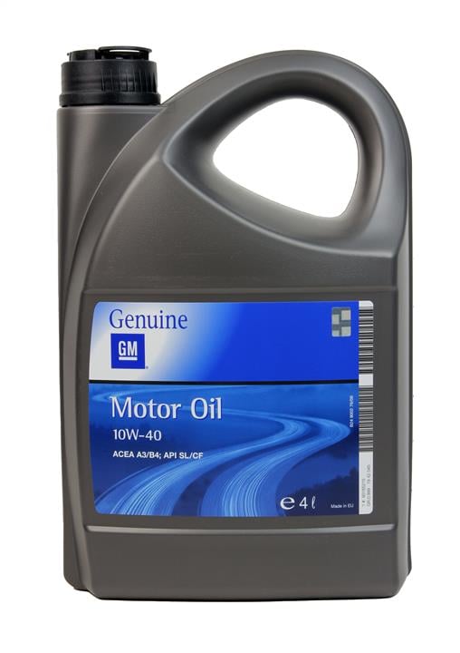 Engine oil General Motors Semi Synthetic 10W-40, 4L General Motors 93165215