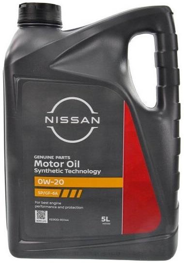 KE90090144 Nissan Engine oil Nissan Motor Oil 0W-20 SP/GF6A, 5л