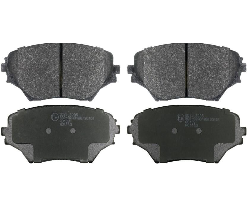 Brake system parts Toyota Cresta: 0446544110 Toyota Brake pad set