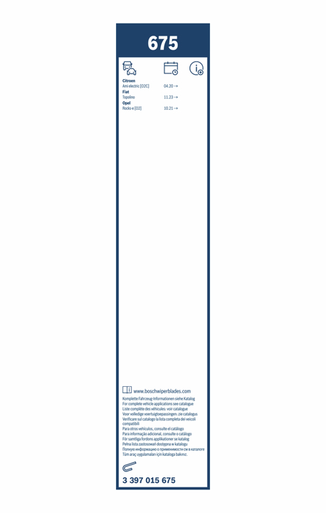 Bosch Wiper Blade – price [object Object] PLN