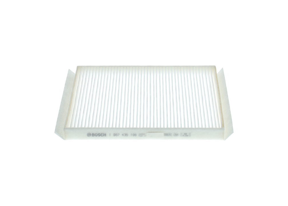 Air conditioning filter Chevrolet Aveo: 1987435198 Bosch Filter, cabin air