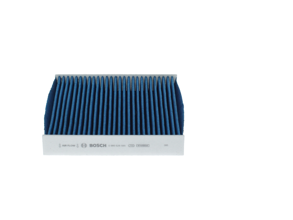 Air conditioning filter Land Rover Defender: 0986628595 Bosch Filter, cabin air