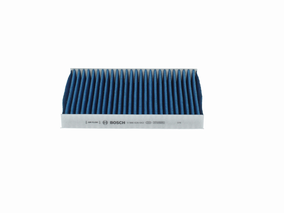 Air conditioning filter Jeep Renegade: 0986628642 Bosch Filter, cabin air