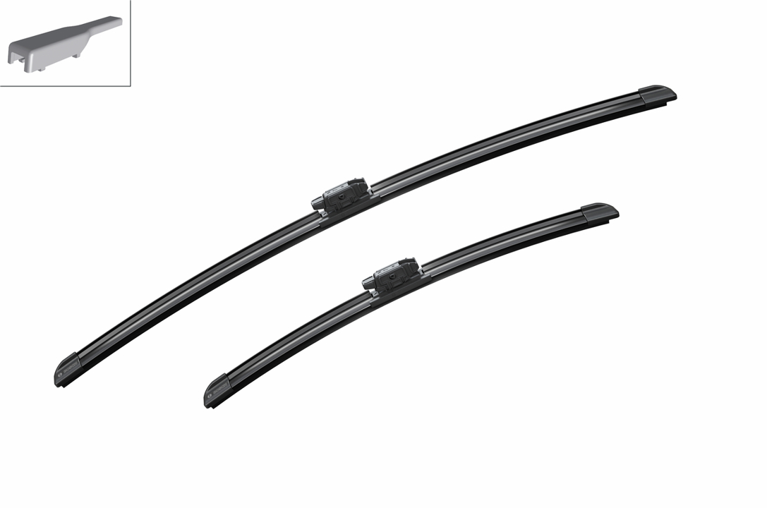 Window wipers Dacia Sandero: 3397014877 Bosch Bosch Aerotwin Frameless Wiper Blades Kit 600/400