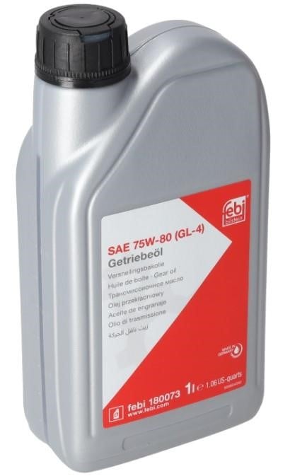 febi 180073 Transmission oil Febi 75W-80 GL-4, 1l 180073 180073 febi Transmission oil Febi 75W-80 GL-4, 1l