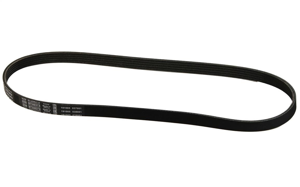 Alternator belt Hyundai Accent: 2521227160 Hyundai/Kia Poly-V belt