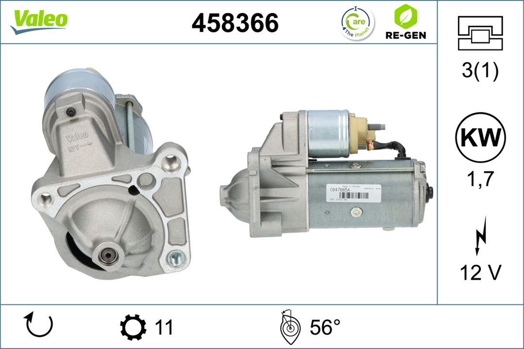 458366 Valeo Starter
