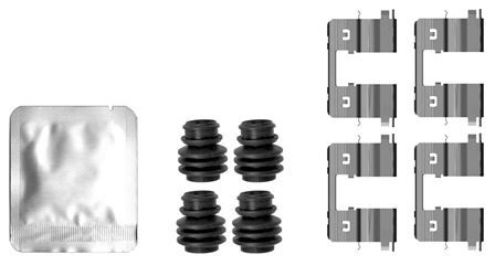 Brakes Honda CR-V 5 (RW, RT) SUV: 82558400 Textar Accessory Kit, disc brake pad