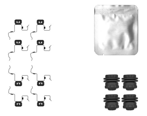 82560100 Textar Accessory Kit, disc brake pad