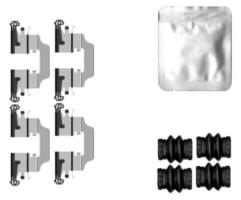 82560300 Textar Accessory Kit, disc brake pad