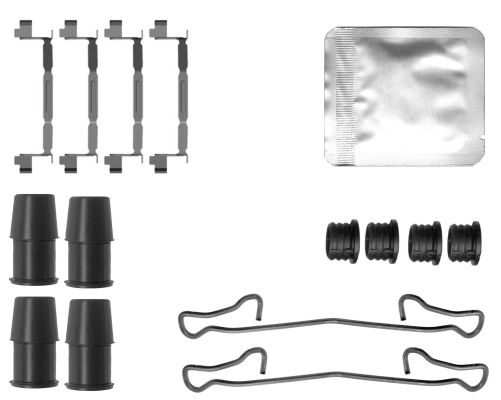 82561000 Textar Accessory Kit, disc brake pad