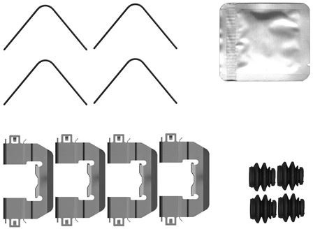 82561500 Textar Accessory Kit, disc brake pad