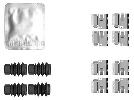 Brake pad accessory kit Opel Insignia B Grand Sport: 82562800 Textar Accessory Kit, disc brake pad