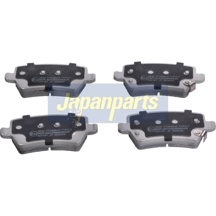 PP0030AF Japanparts Brake Pad Set, disc brake