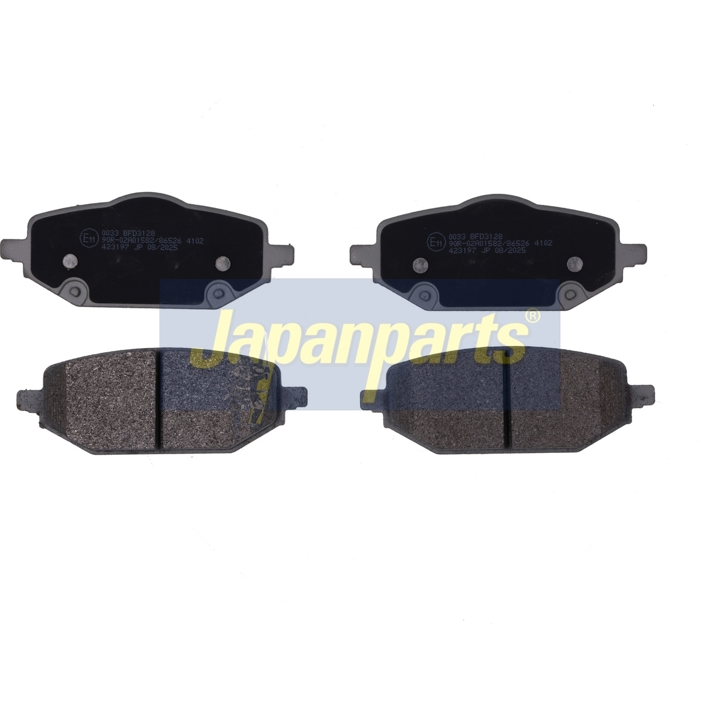 Disc brake pad set MG MG 5: PP0033AF Japanparts Brake Pad Set, disc brake