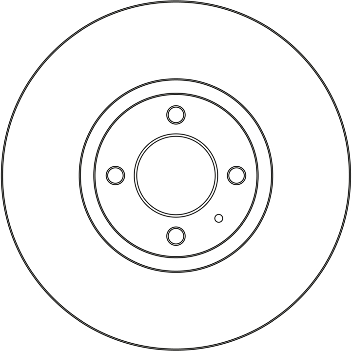 Brake disc Volkswagen UP: DF6030 TRW Brake disk