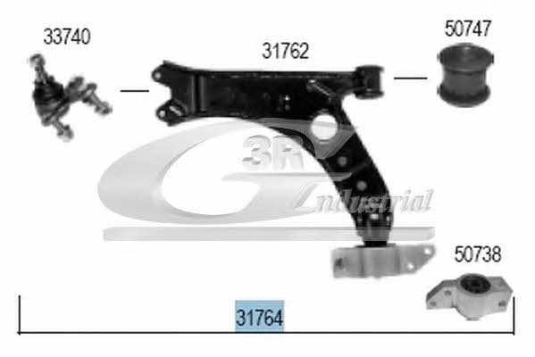 3RG 31764 Suspension arm front lower right 31764