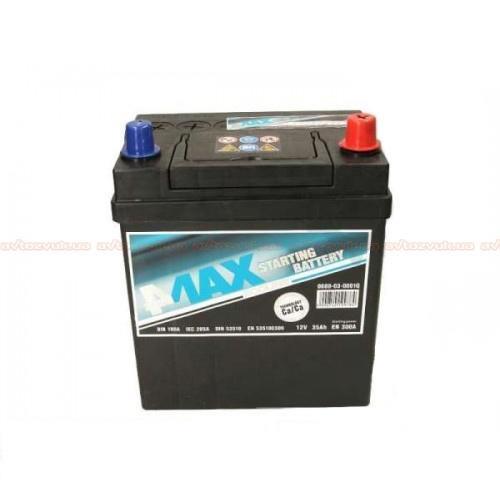 4max 0608-03-0001Q Battery 4max Ecoline 12V 35AH 330A(EN) R+ 0608030001Q