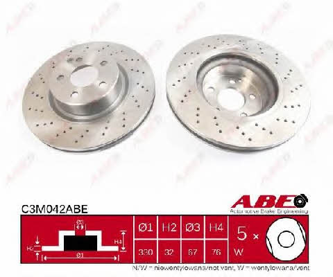 ABE C3M042ABE Front brake disc ventilated C3M042ABE