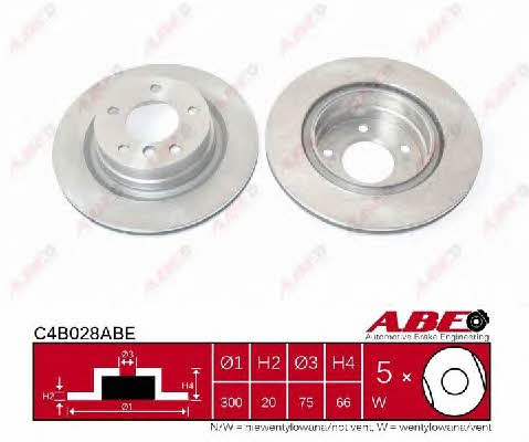 ABE Rear vented brake disc – price 93 PLN