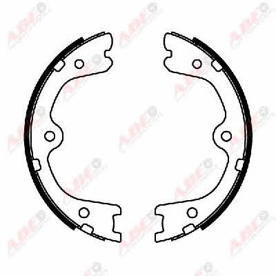 Handbrake shoes ABE C01064ABE