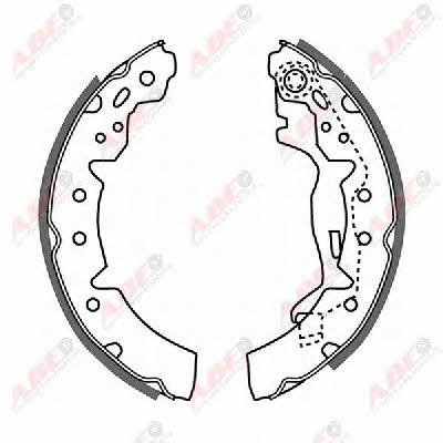 ABE Brake shoe set – price 66 PLN