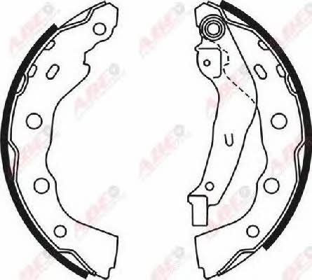 ABE Brake shoe set – price 71 PLN