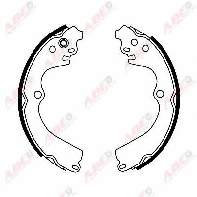 Brake shoe set ABE C07009ABE