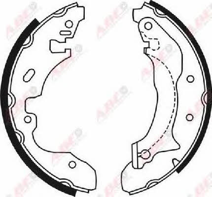 Brake shoe set ABE C0G042ABE