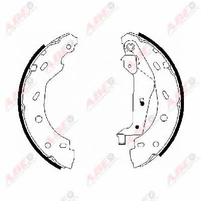 Brake shoe set ABE C0M009ABE