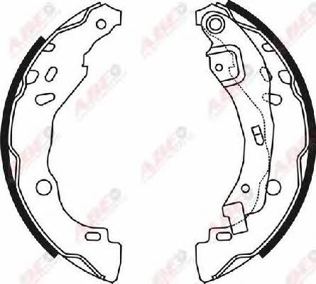 Brake shoe set ABE C0R023ABE