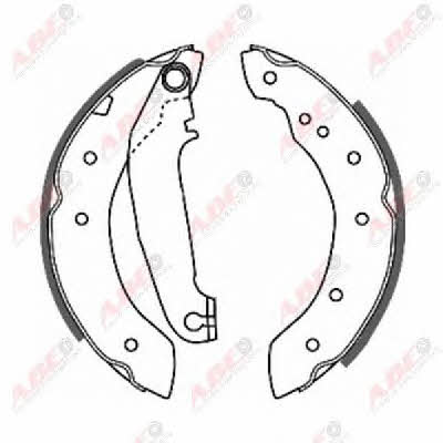 Brake shoe set ABE C0V002ABE