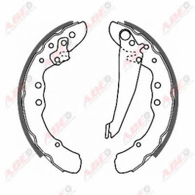 Brake shoe set ABE C0W010ABE