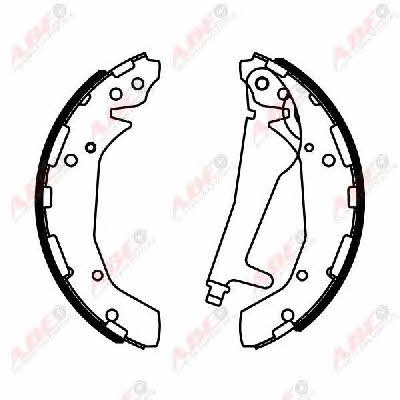 Brake shoe set Dodge: C0Y008ABE ABE Brake shoe set