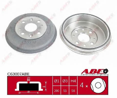 Rear brake drum ABE C63007ABE