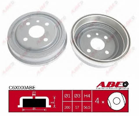 Rear brake drum ABE C6X000ABE