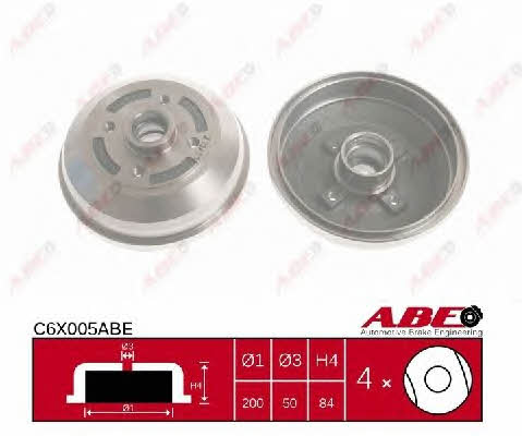 Rear brake drum ABE C6X005ABE